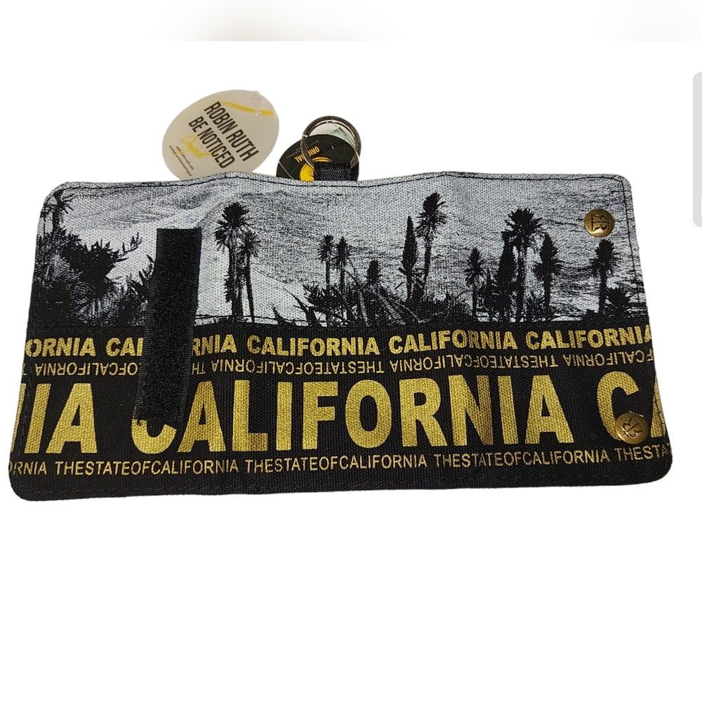 Robin Ruth Trifold Canvas "California" Wallet - Picture 1 of 6